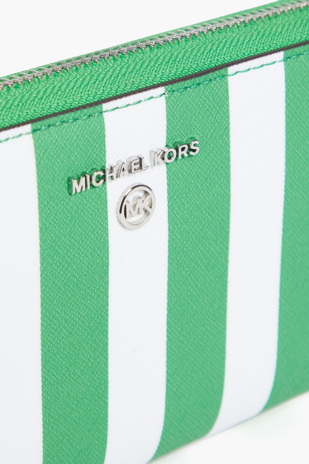 MICHAEL MICHAEL KORS 스트라이프 인조 가죽 지갑