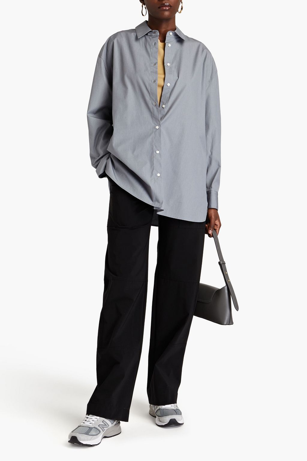 LOULOU STUDIO Espanto cotton-poplin shirt