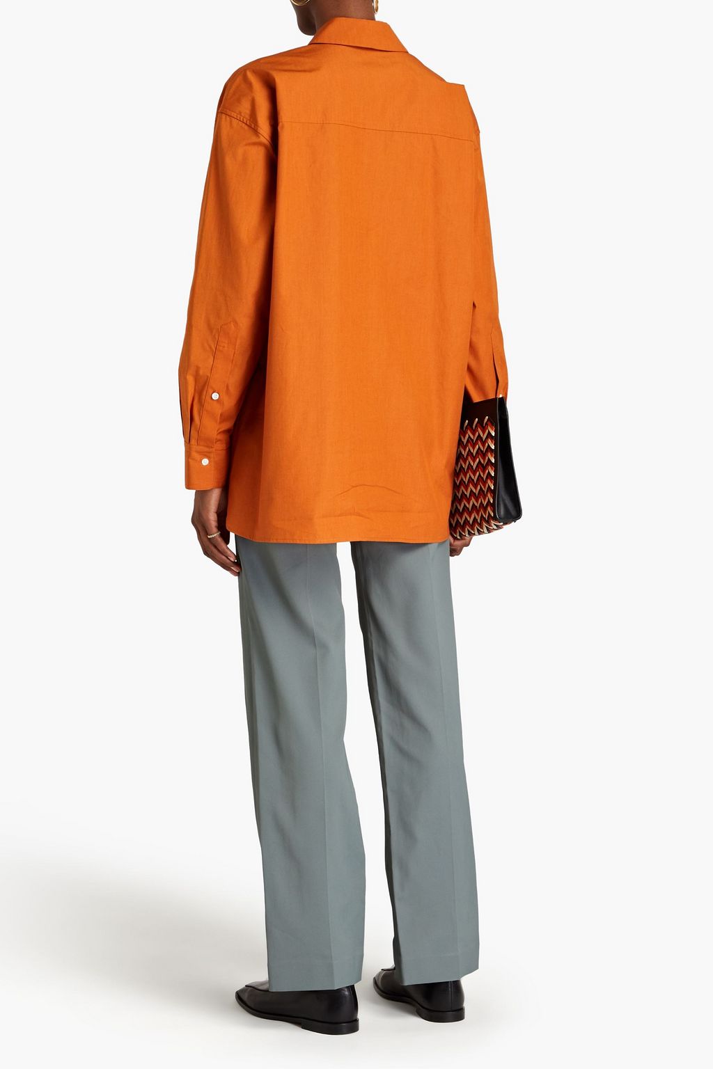 LOULOU STUDIO Espanto cotton-poplin shirt