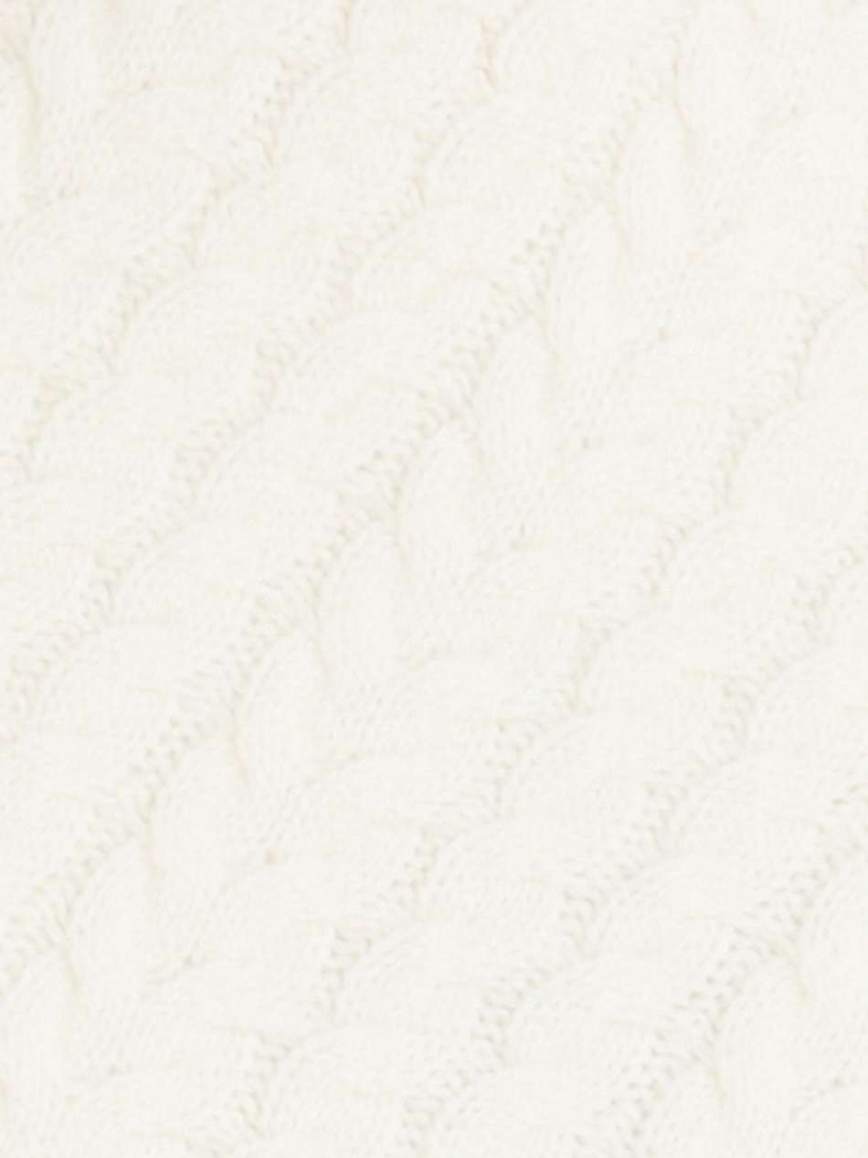 alsen cable-knit cashmere mini skirt