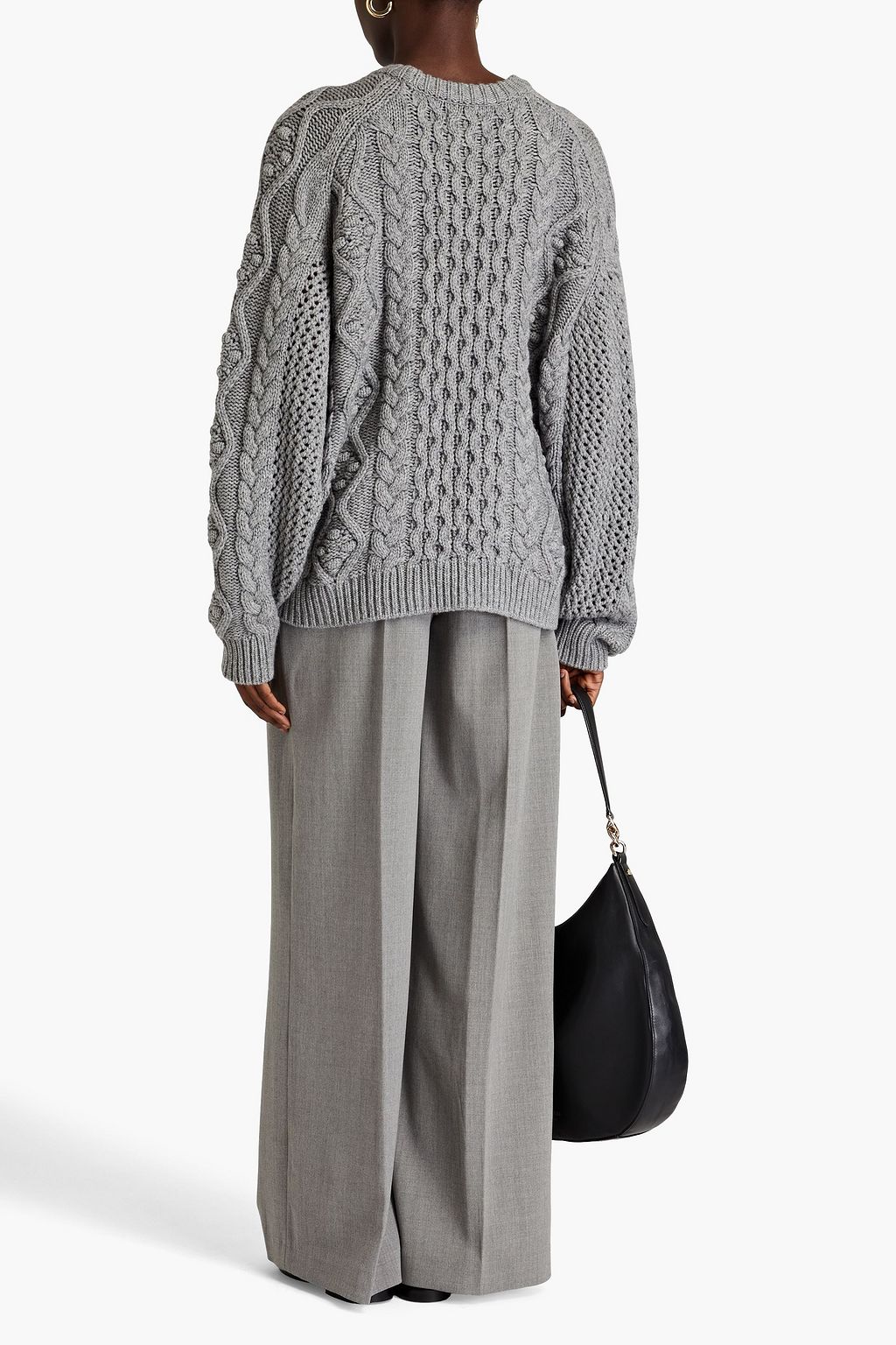 LOULOU STUDIO Seca cable-knit wool and cashmere-blend sweater