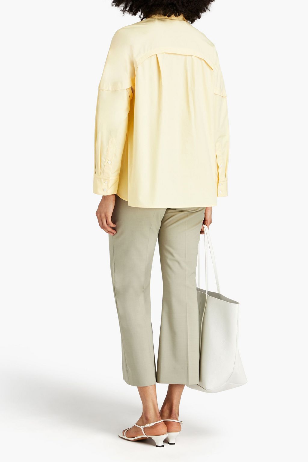 LOULOU STUDIO Alnon cotton shirt