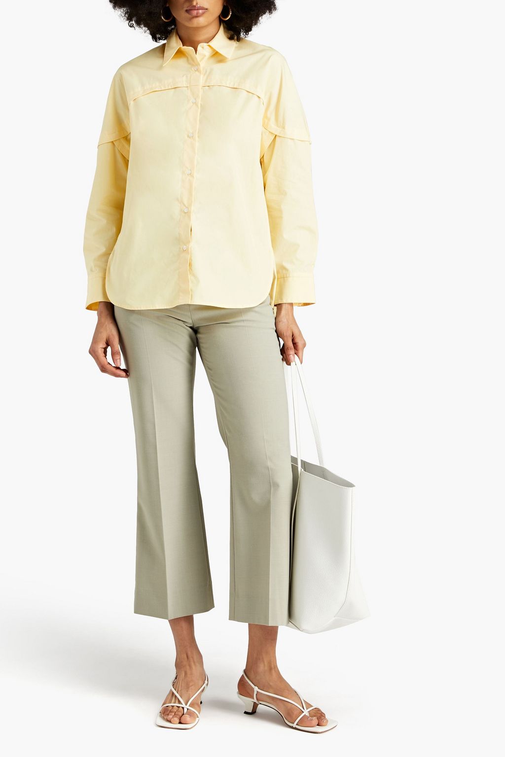 LOULOU STUDIO Alnon cotton shirt