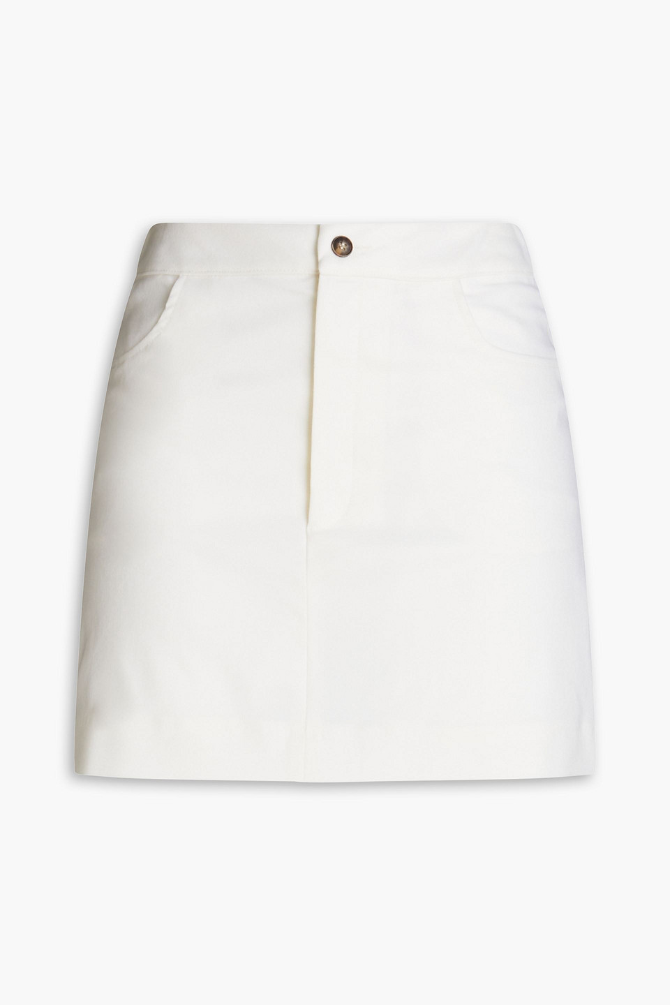 Loulou Studio - Hornby wool-blend twill mini skirt - White - M
