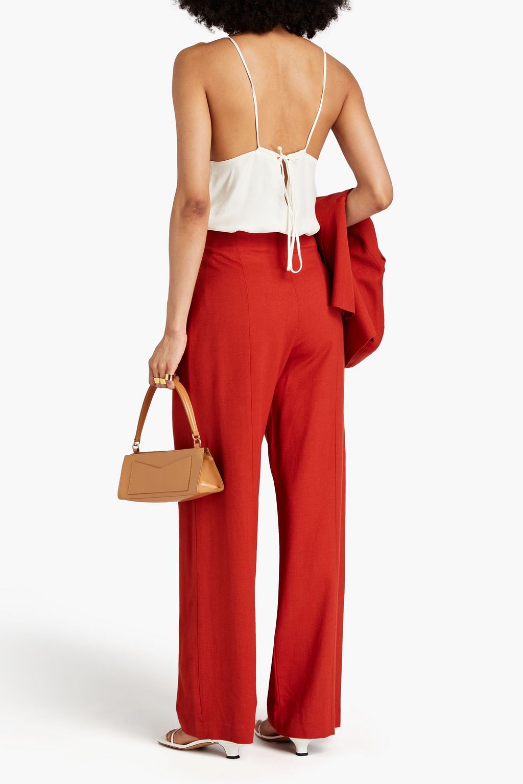 LOULOU STUDIO Twill wide-leg pants