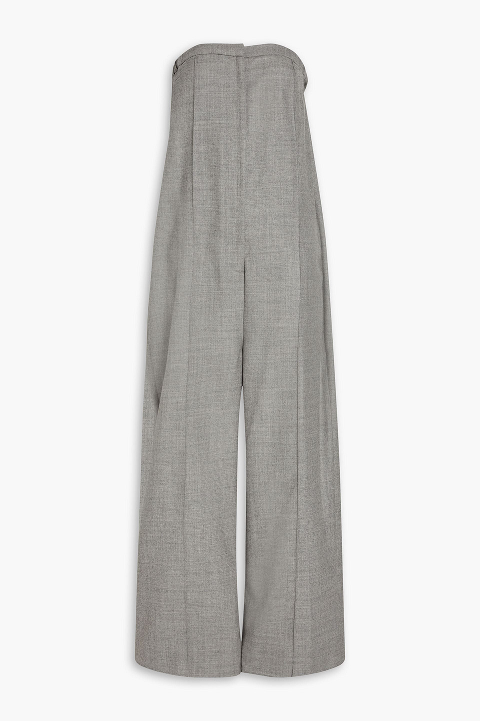 Loulou Studio - Mellal wool-blend twill wide-leg jumpsuit - Gray - S