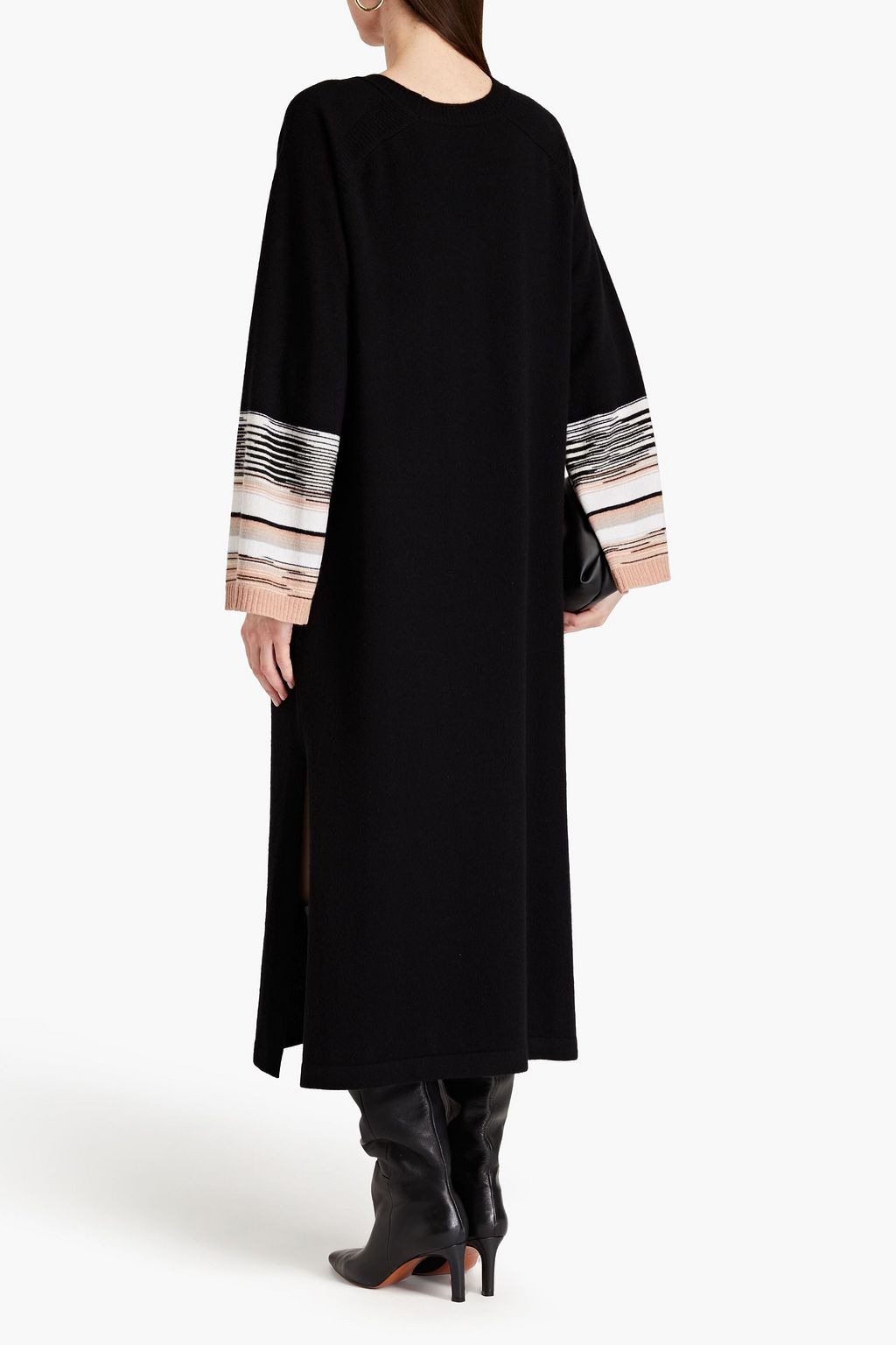 MISSONI Oversized intarsia cashmere midi dress