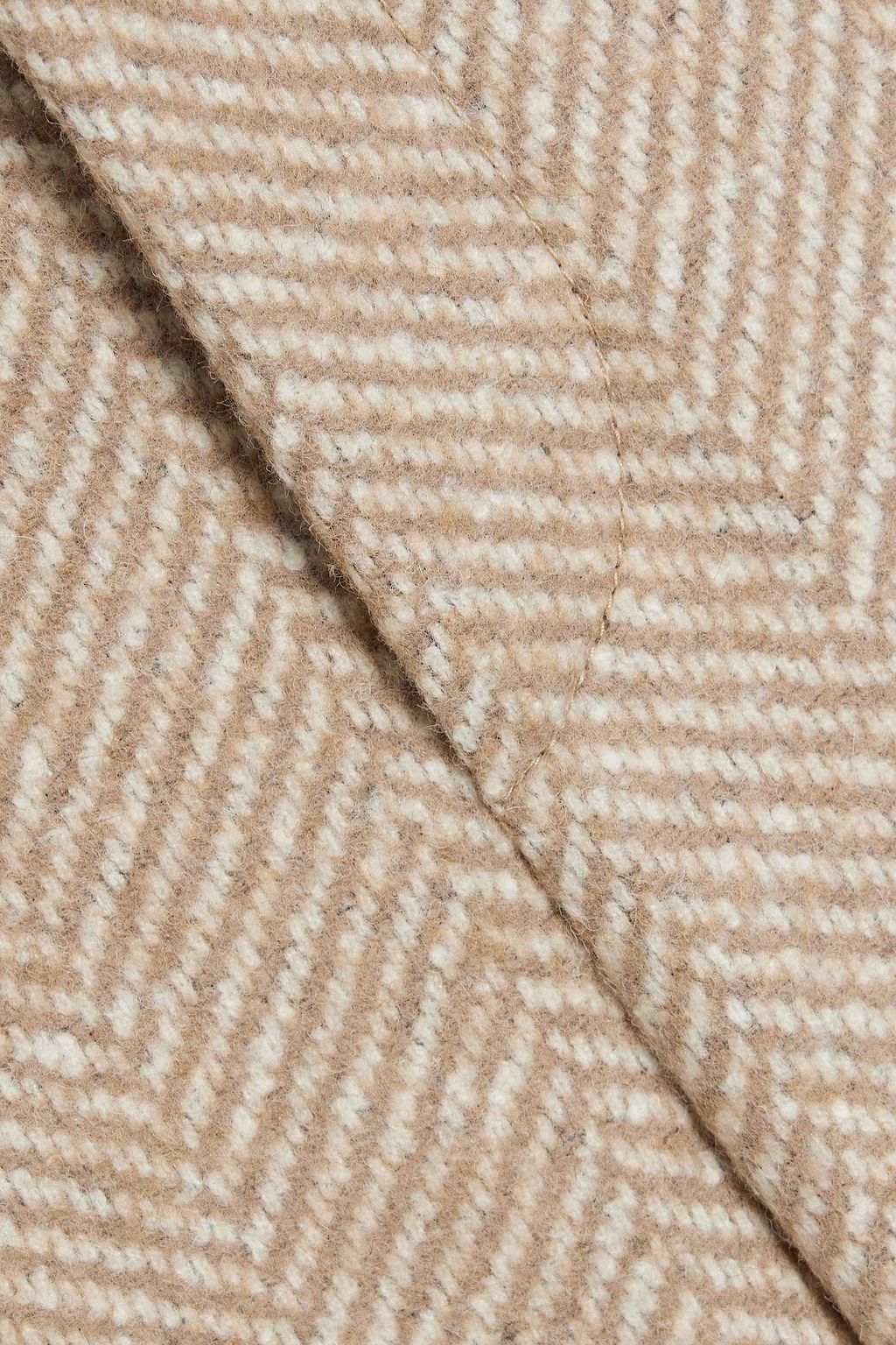 BRUNELLO CUCINELLI Herringbone tweed wide-leg pants