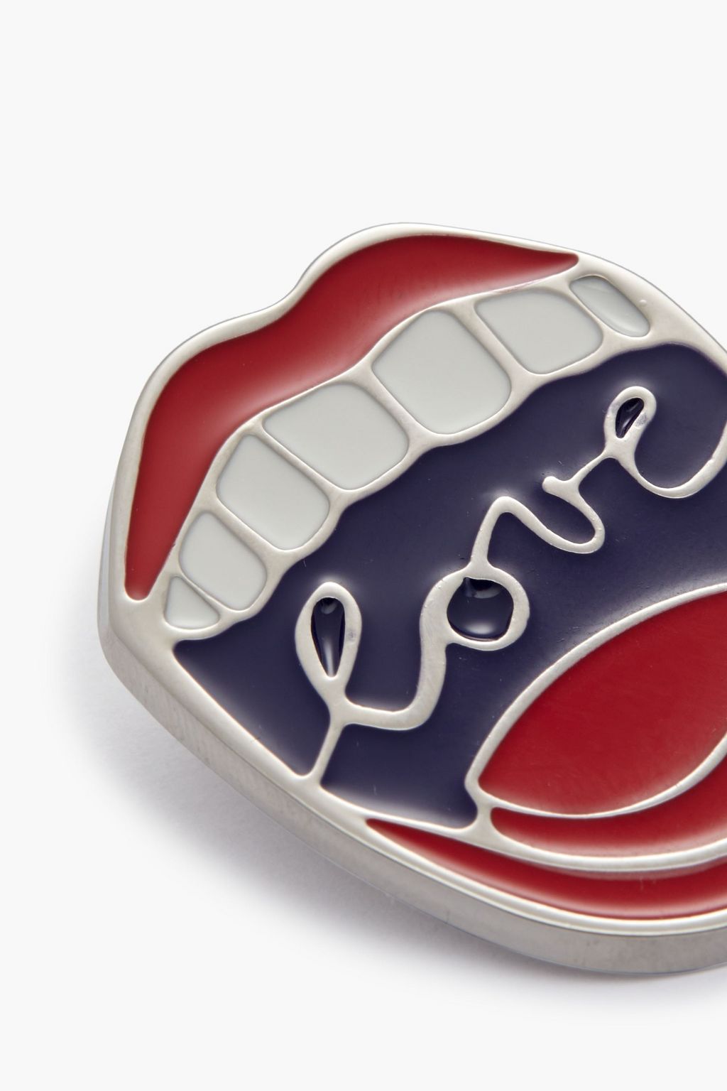 CHLOÉ Silver-tone brooch