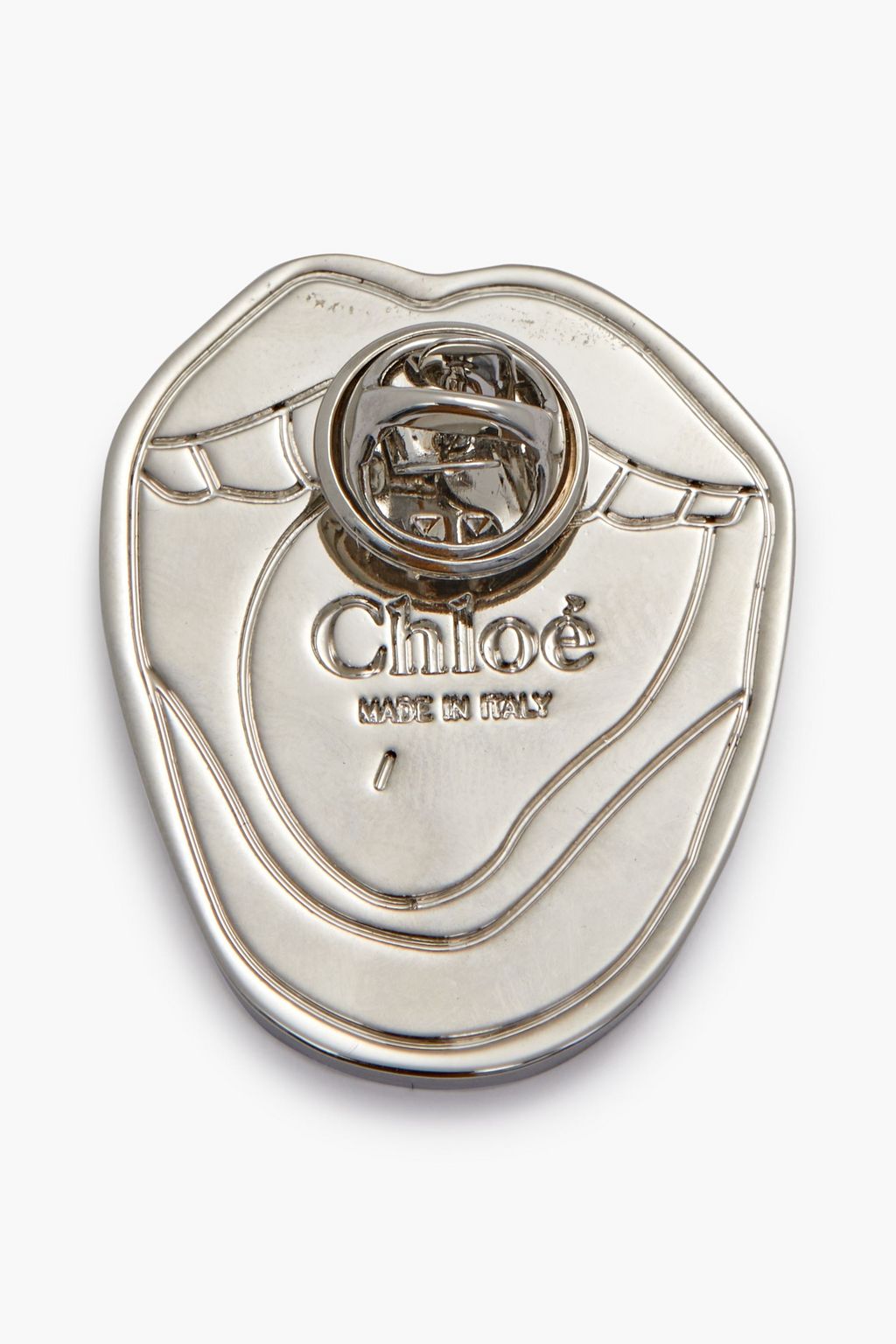 CHLOÉ Silver-tone brooch