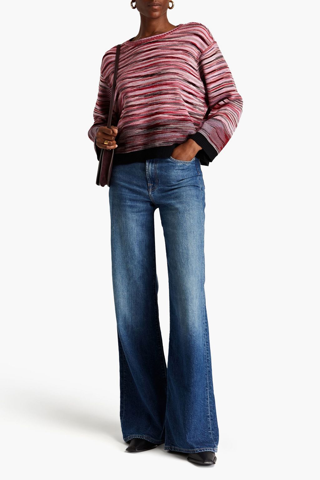 MISSONI Space-dyed wool-blend sweater