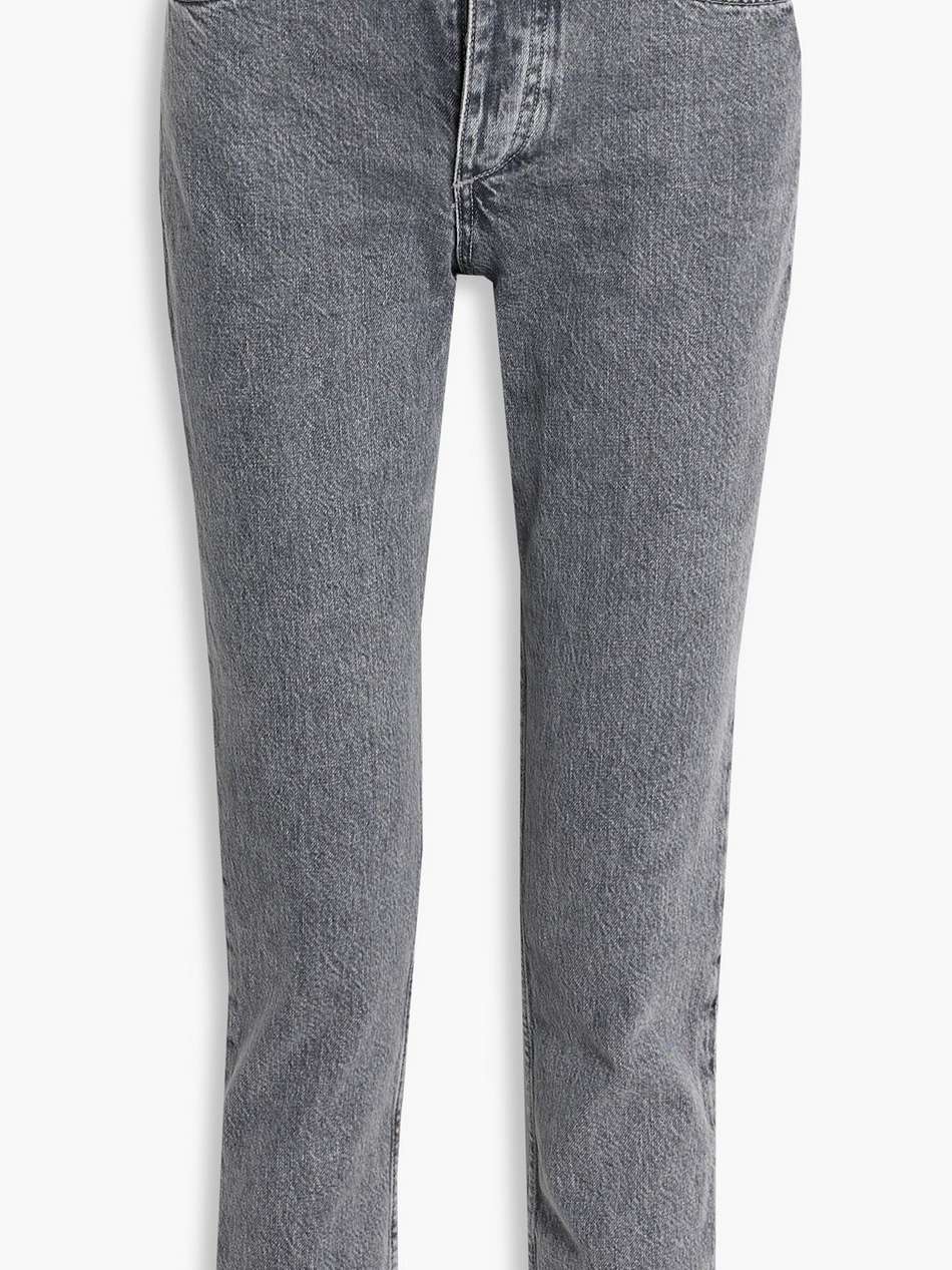 nina cropped mid-rise straight-leg jeans