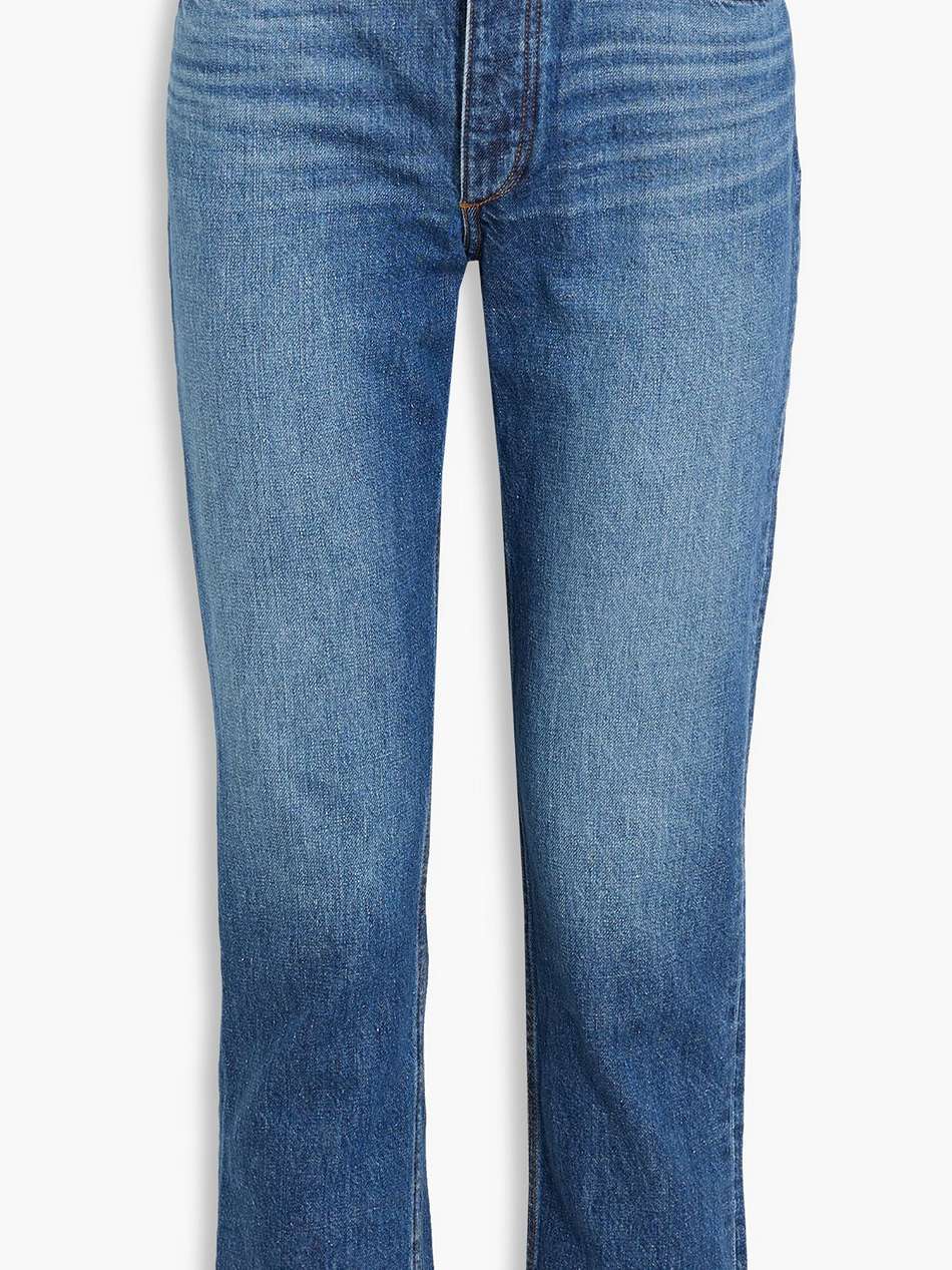 nina cropped high-rise straight-leg jeans