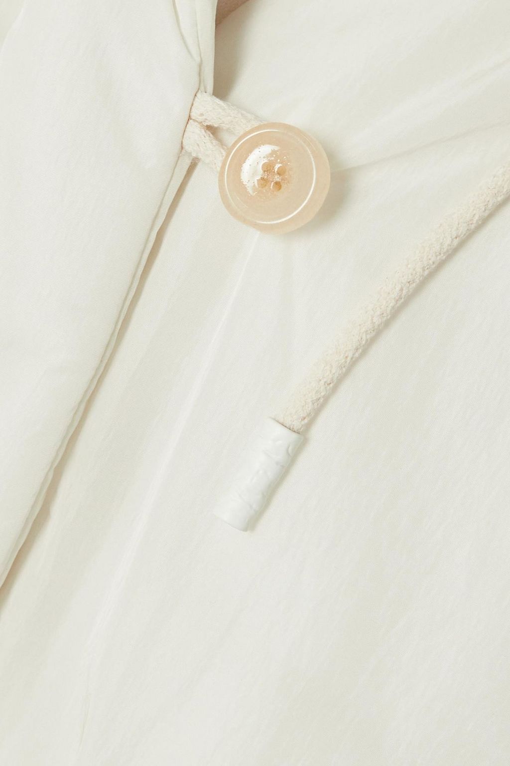 ACNE STUDIOS 오버사이즈 인조 시어링 트리밍 패딩 쉘 재킷