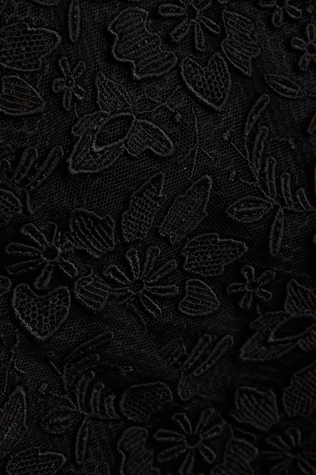 DOLCE&GABBANA بنطلون من الدانتيل المخرم بقصة مدببة مزين بزخارف