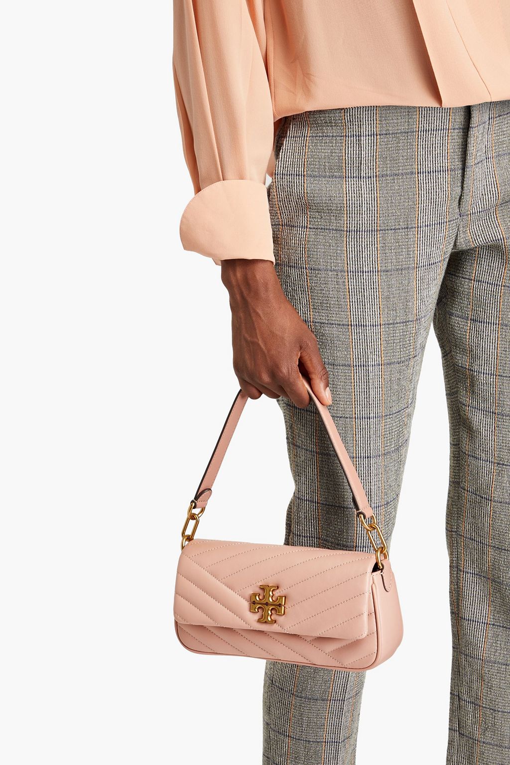 TORY BURCH Kira quilted leather shoulder bag THE