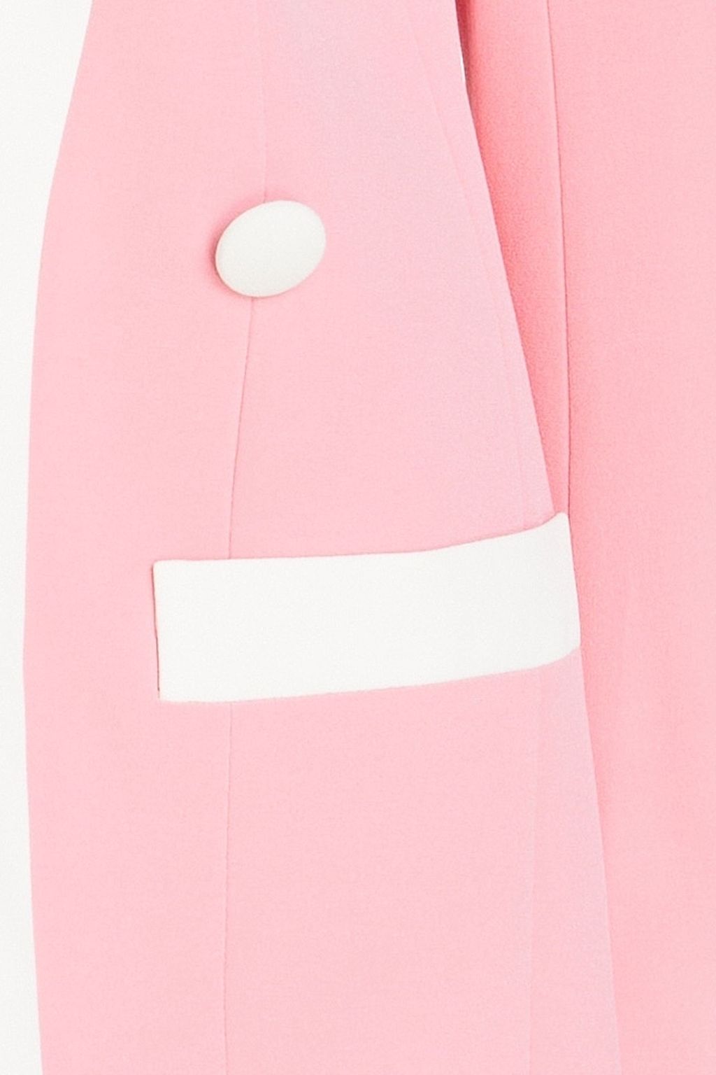 BALMAIN Two-tone crepe blazer