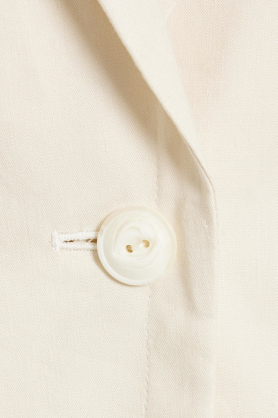 Rag & Bone Margot Linen-blend Blazer In Cream