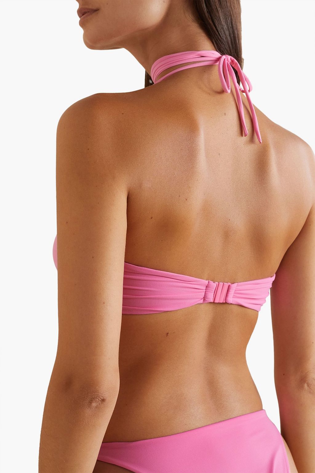 MAGDA BUTRYM Twist-front halterneck bikini top