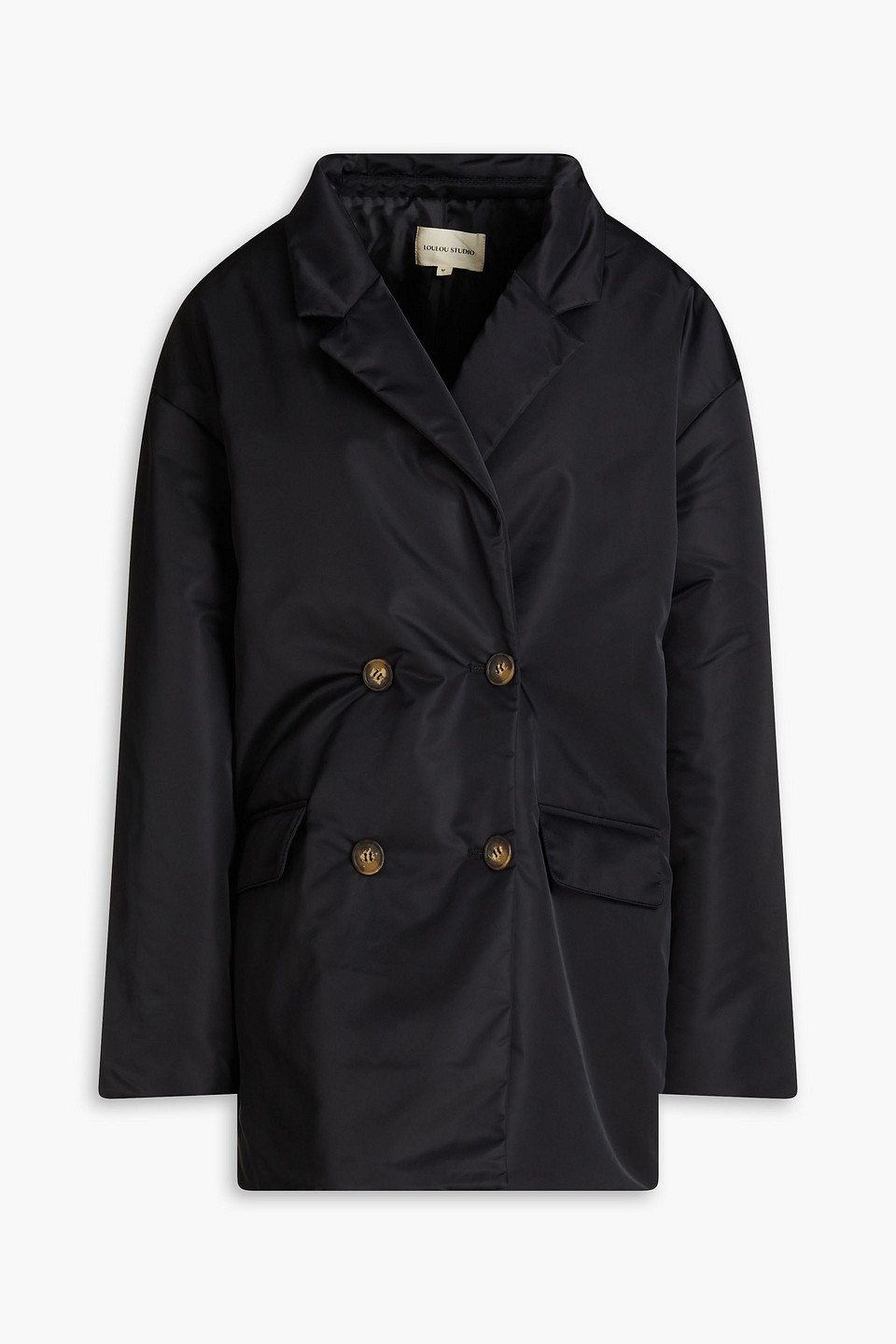 LOULOU STUDIO SOLAN DOUBLE-BREASTED PADDED SHELL JACKET