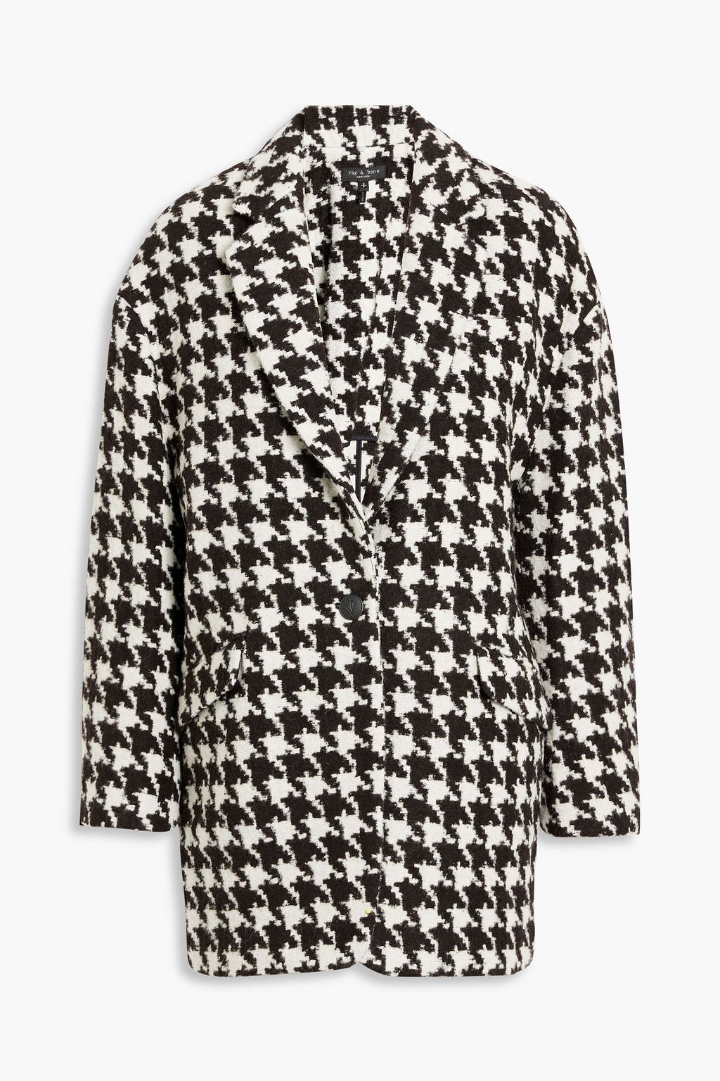 RAG & BONE Danny houndstooth bouclé-tweed jacket | THE OUTNET