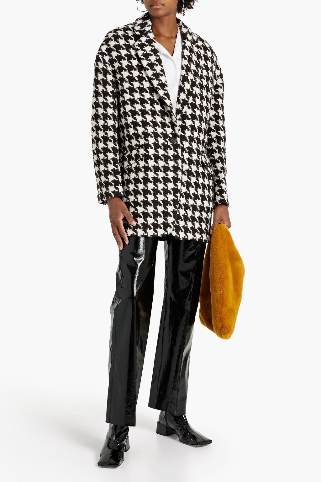 RAG & BONE Danny houndstooth bouclé-tweed jacket | THE OUTNET