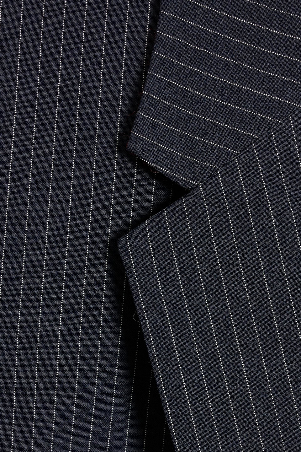 Shop Rag & Bone Charles Pinstriped Wool-blend Blazer In Midnight Blue