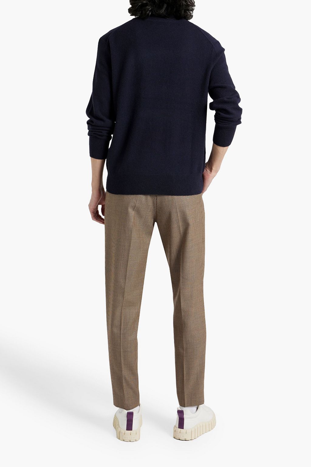 ALEX MILL Brushed cashmere turtleneck sweater