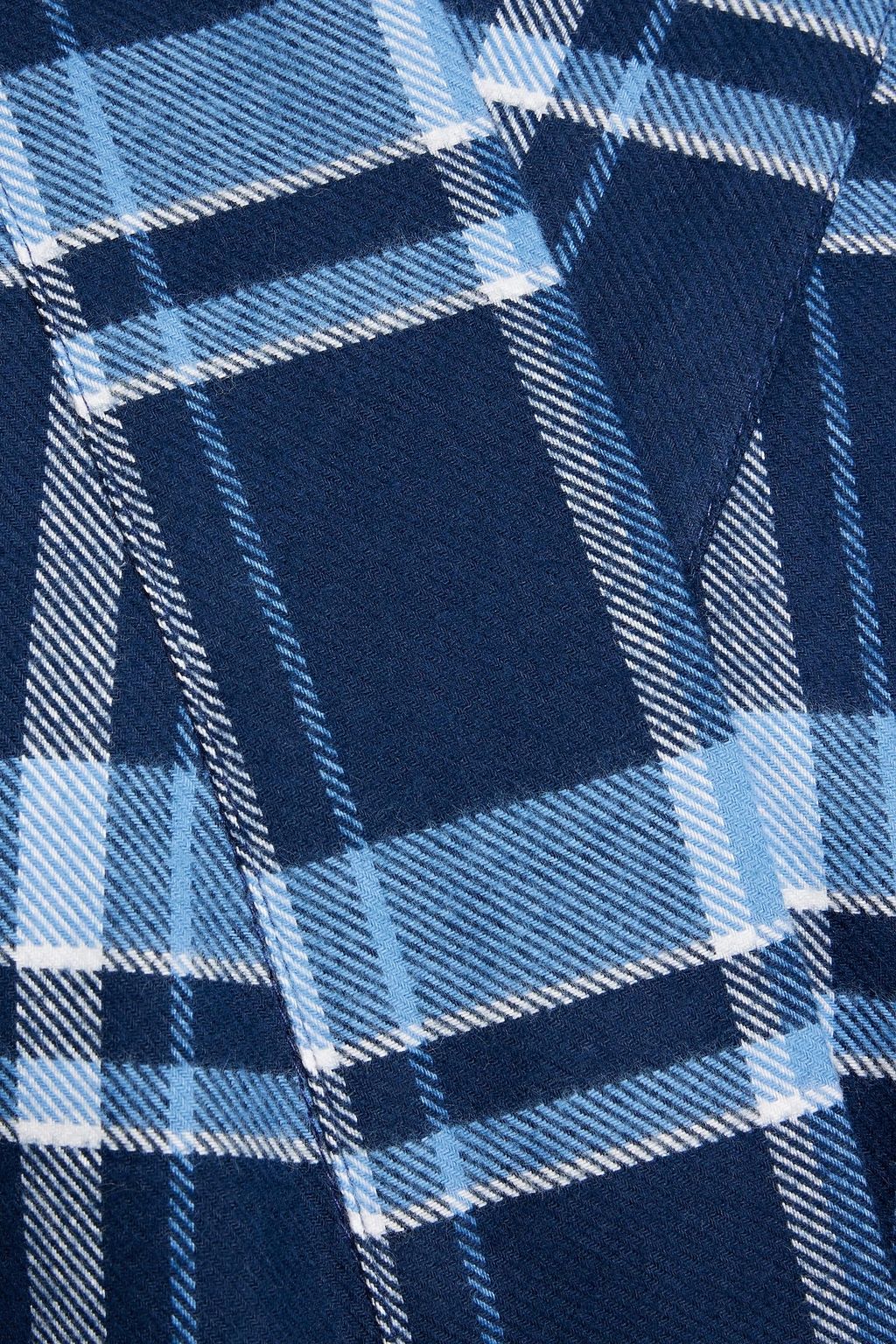 DEREK ROSE Kelburn checked cotton-flannel robe