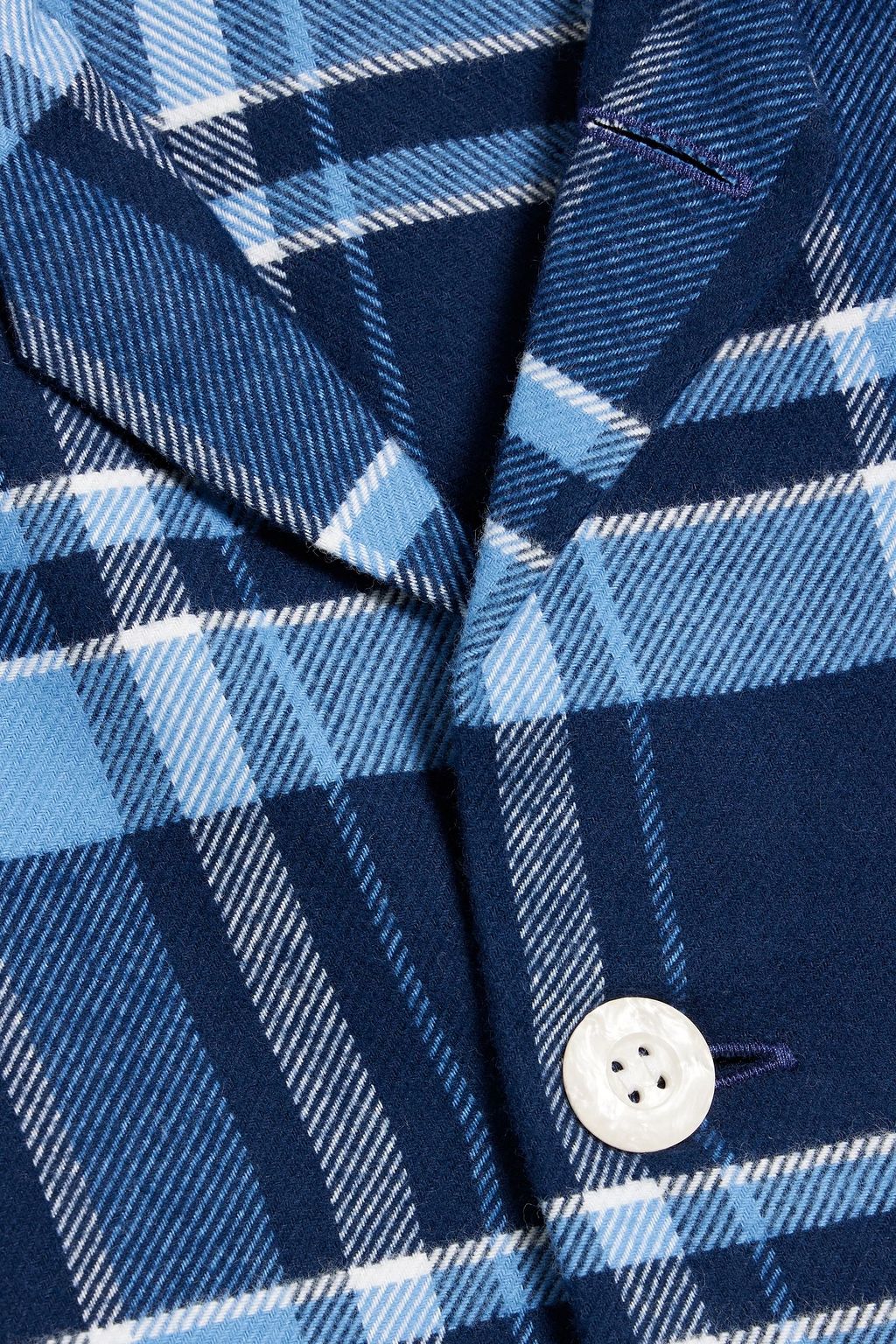 DEREK ROSE Kelburn checked cotton-flannel pajama set