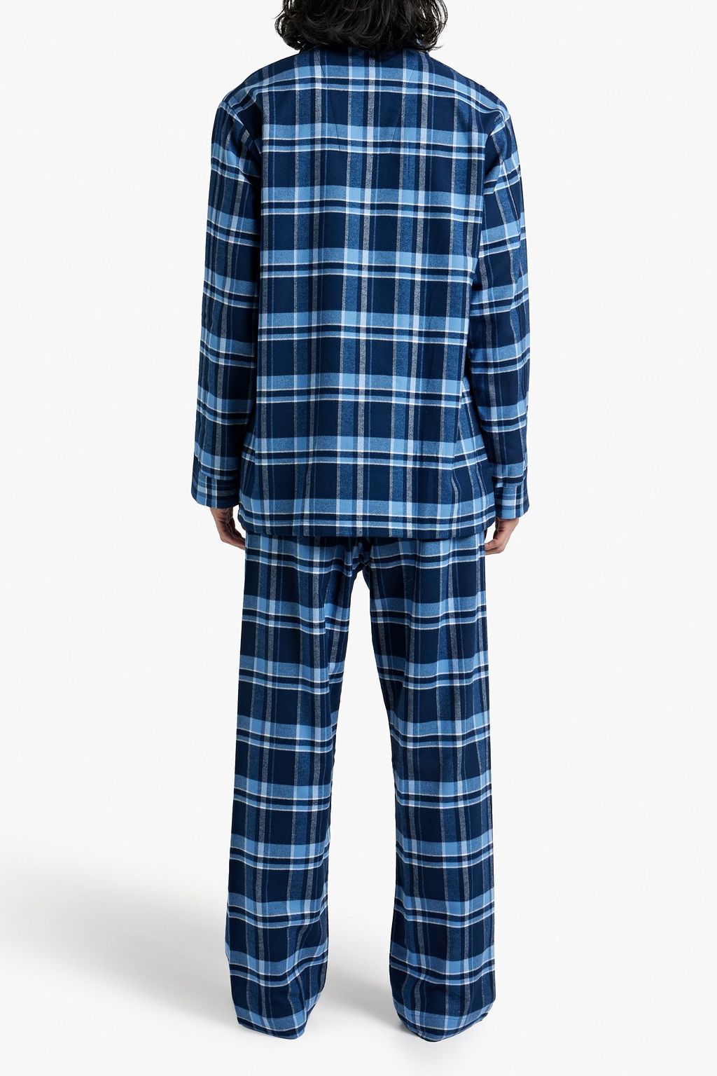 DEREK ROSE Kelburn checked cotton-flannel pajama set