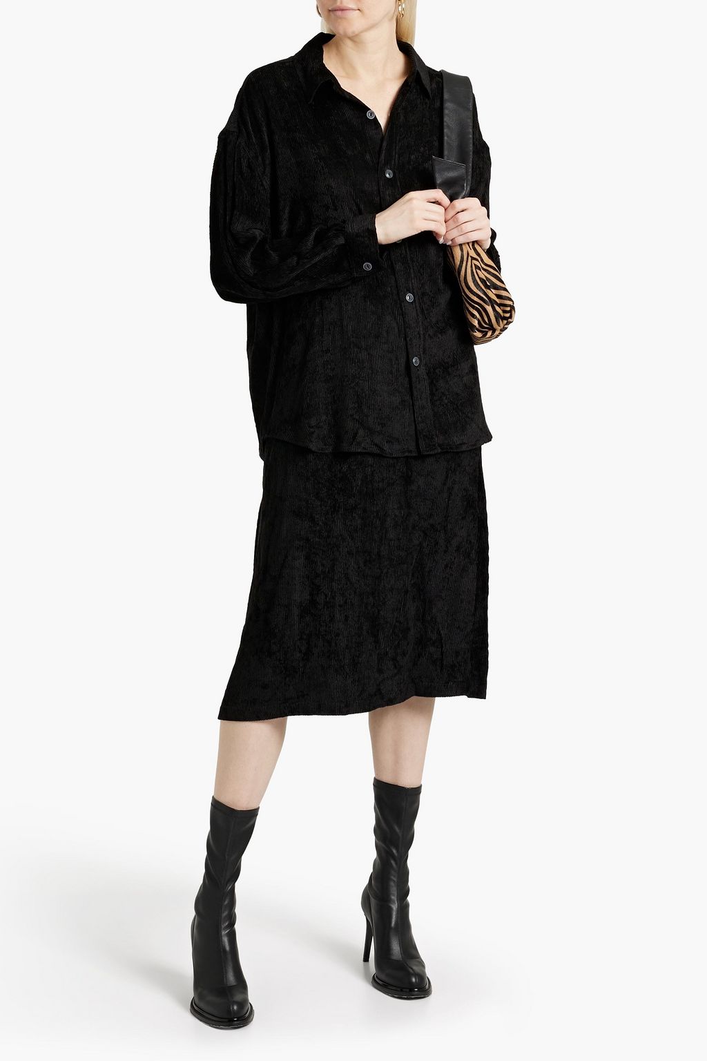 RAG & BONE Jaci corduroy midi skirt