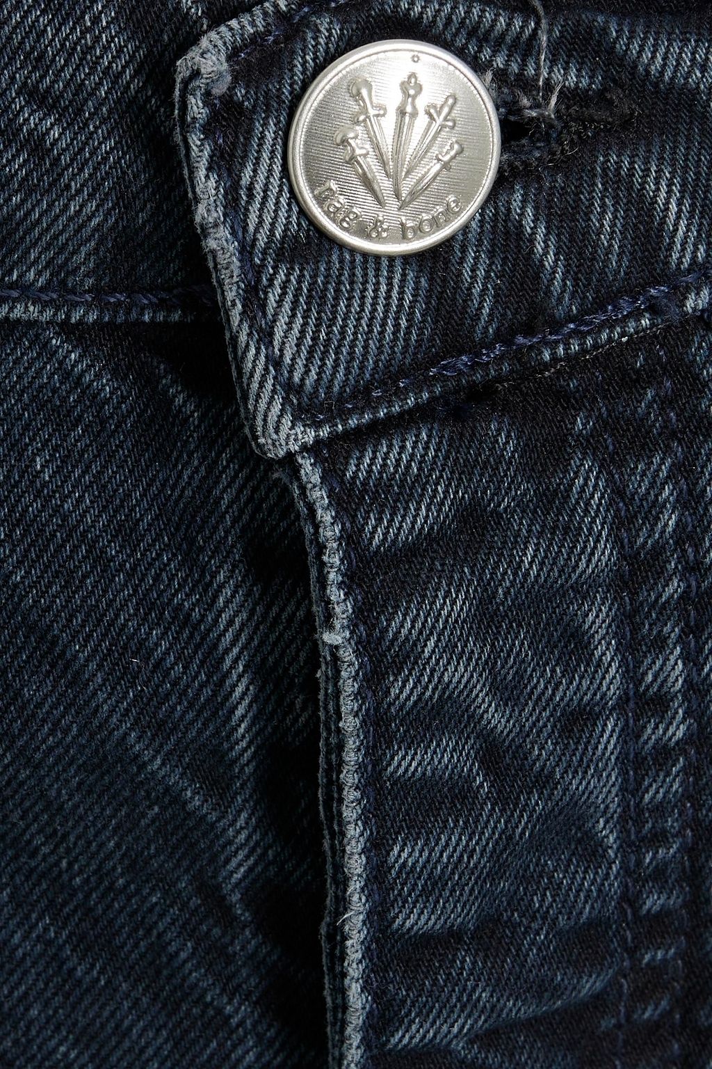 RAG & BONE بنطلون جينز «أليكس» بقصة أرجل مستقيمة وخصر مرتفع