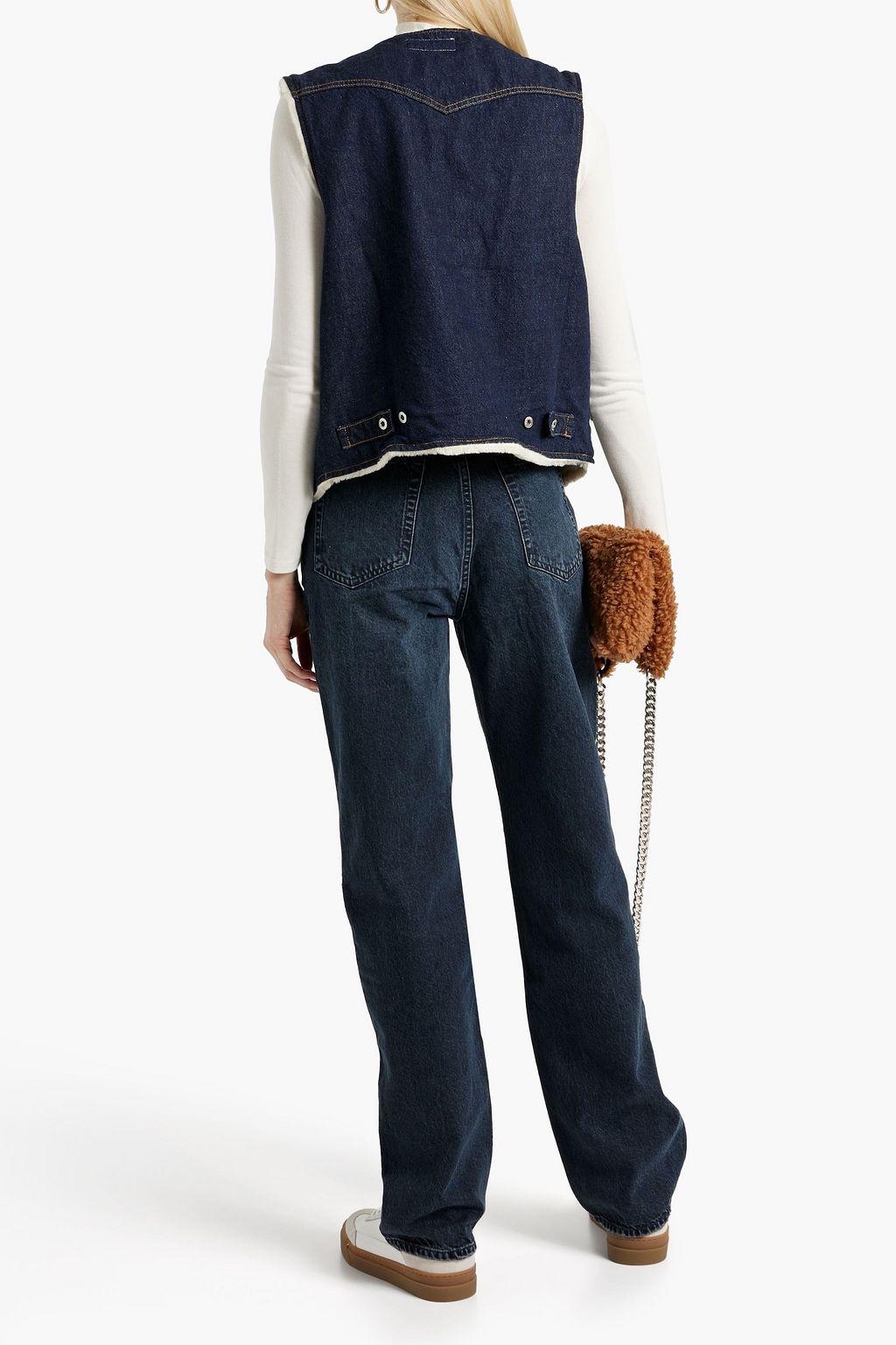 RAG & BONE بنطلون جينز «أليكس» بقصة أرجل مستقيمة وخصر مرتفع