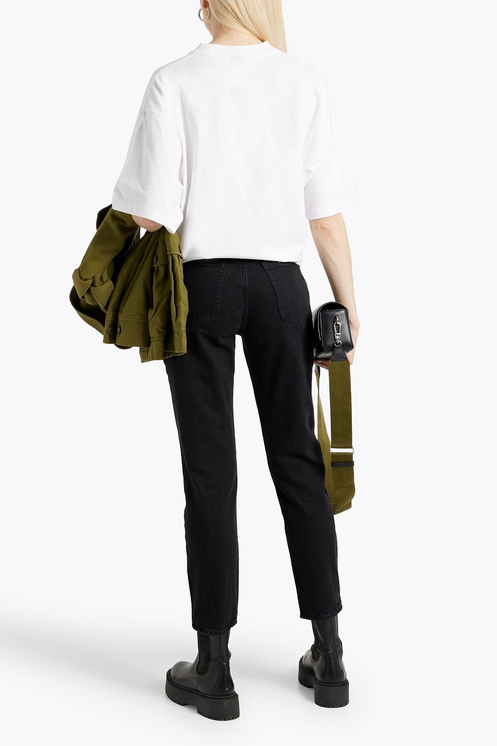 RAG & BONE Nina cropped high-rise slim-leg jeans