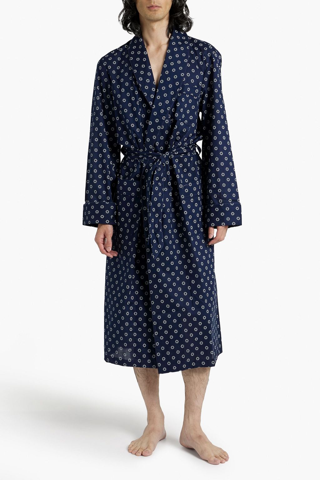 DEREK ROSE Nelson printed cotton robe