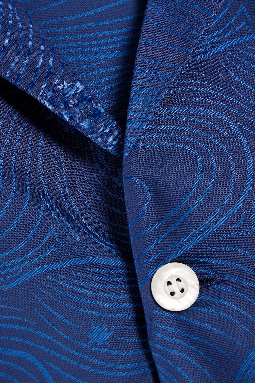 DEREK ROSE Paris cotton-jacquard pajama set