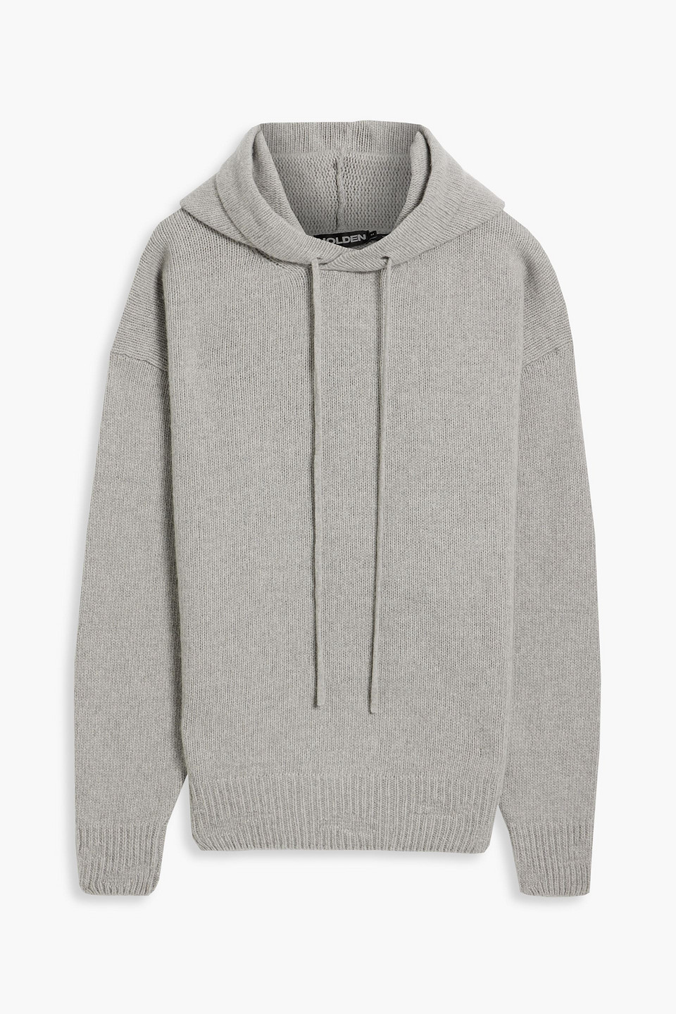 Holden Merino Wool Hoodie In Light Grey