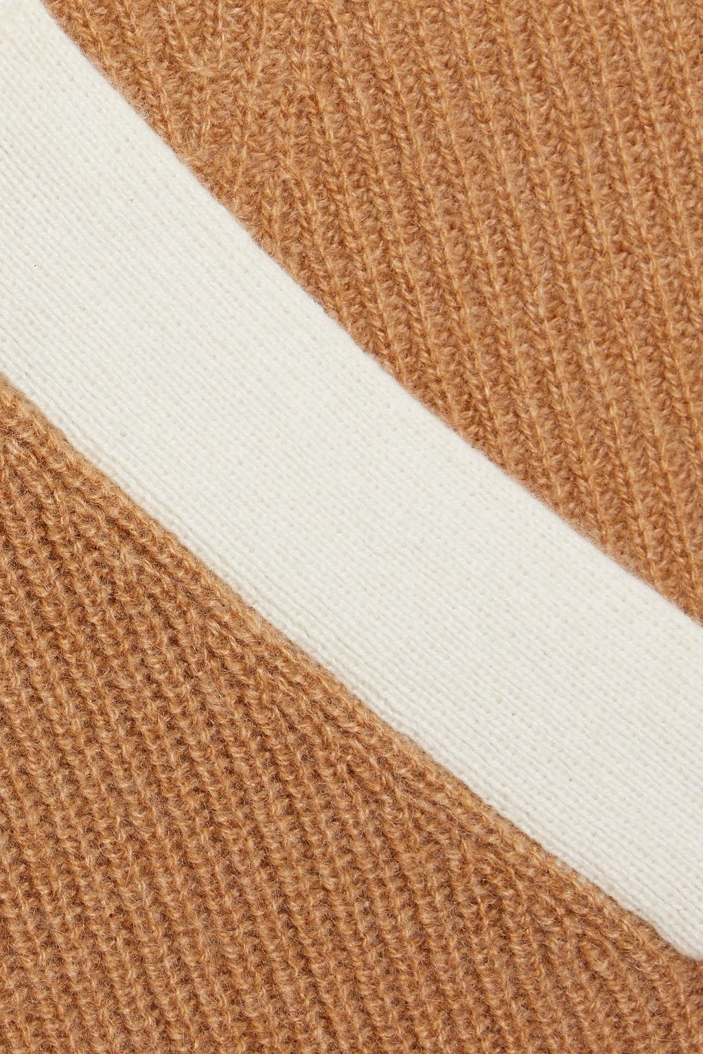 RAG & BONE Pierce two-tone ribbed cashmere sweater