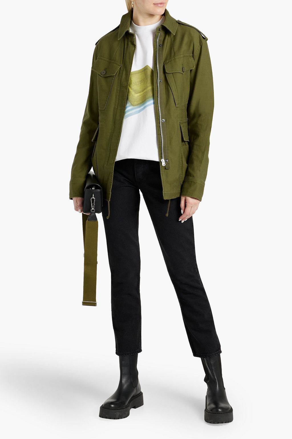 RAG & BONE Lorenz cotton-sateen jacket | THE OUTNET