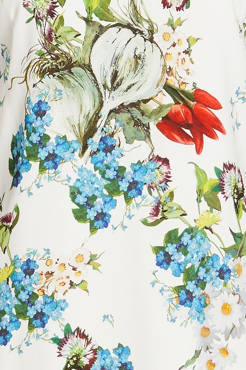 DOLCE&GABBANA Floral-print cotton-blend crepe dress