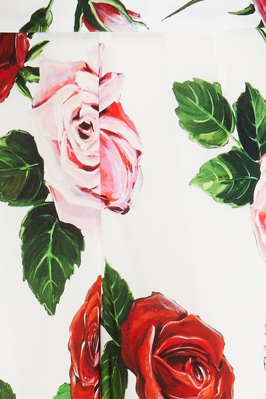 DOLCE&GABBANA Floral-print crepe culottes