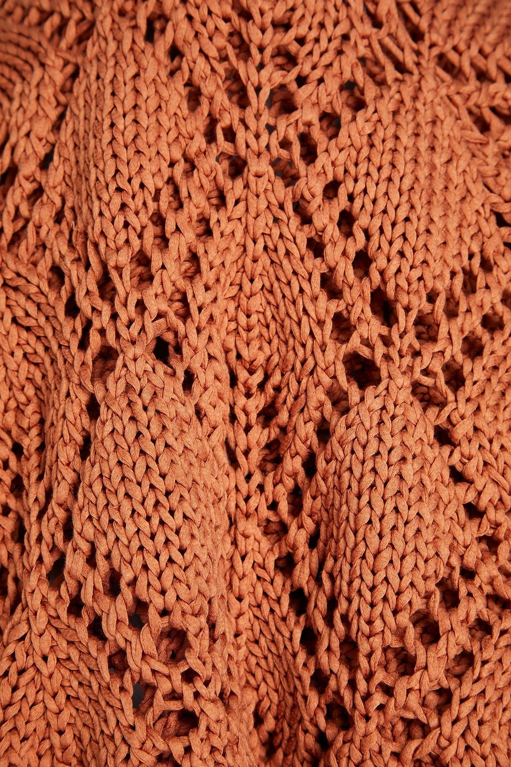 BA&SH Pointelle-knit cotton cardigan