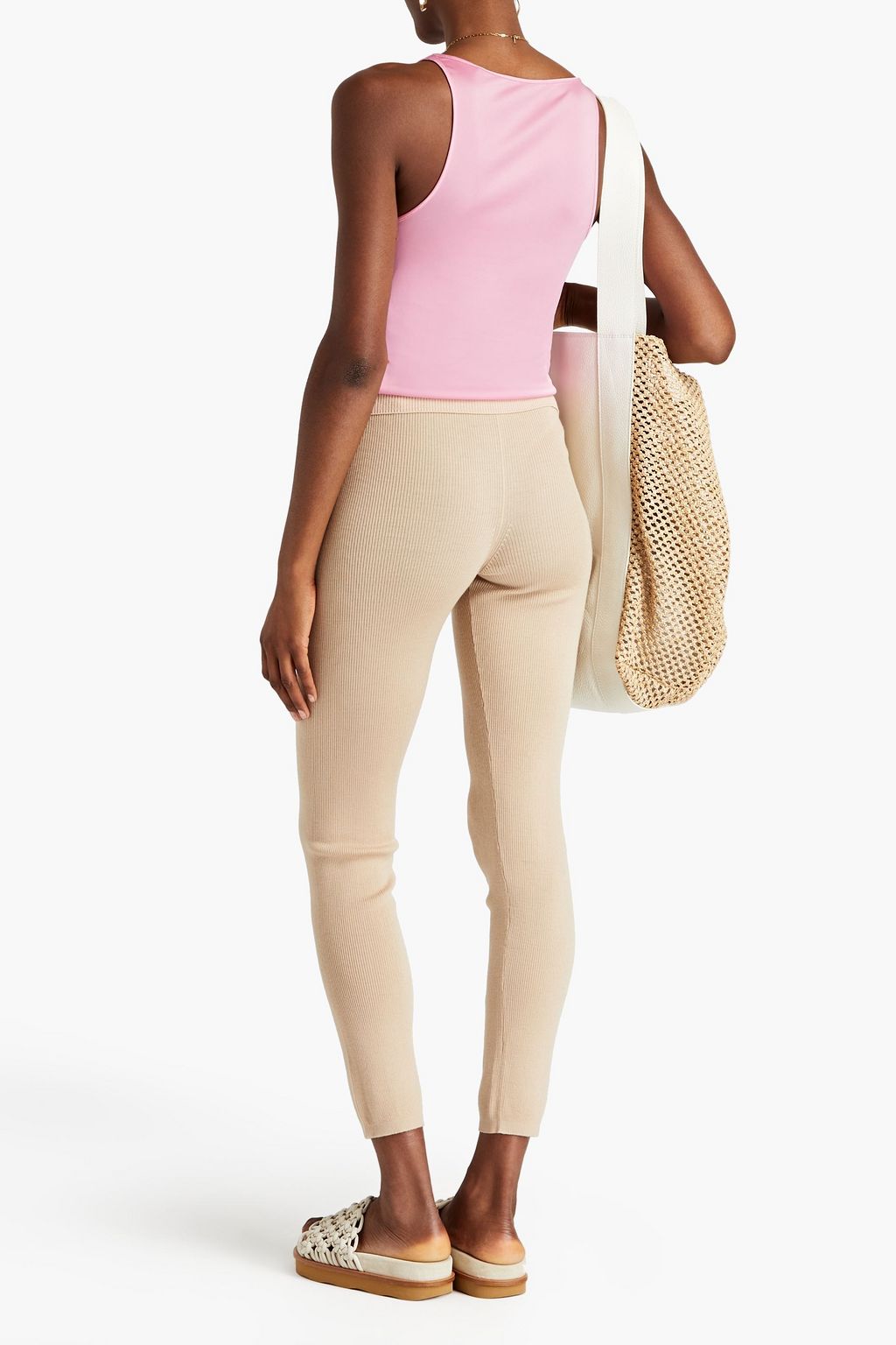 MISSONI Ribbed wool leggings