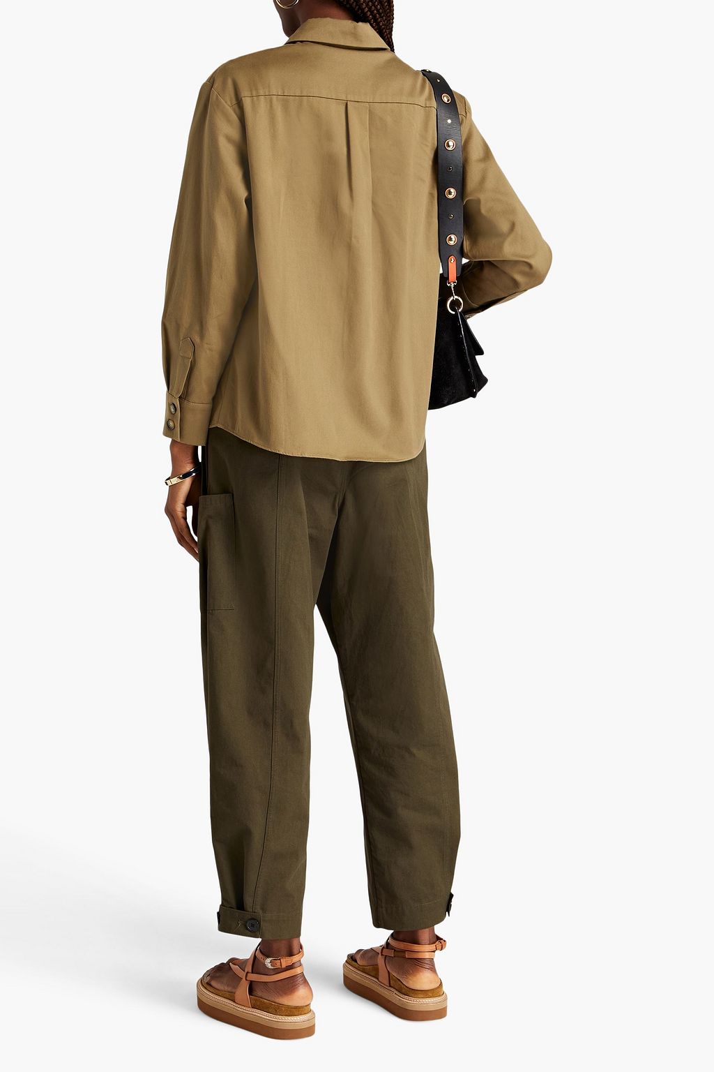BA&SH Mania cotton-twill shirt