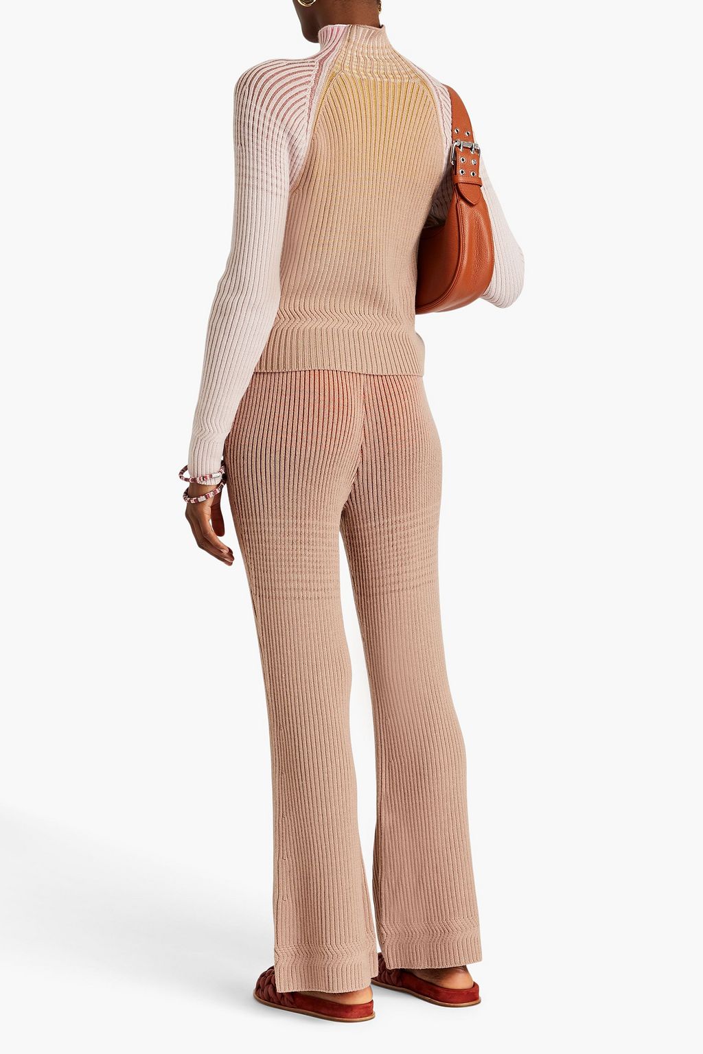 MISSONI Gerippter Rollkragenpullover aus einer Wollmischung