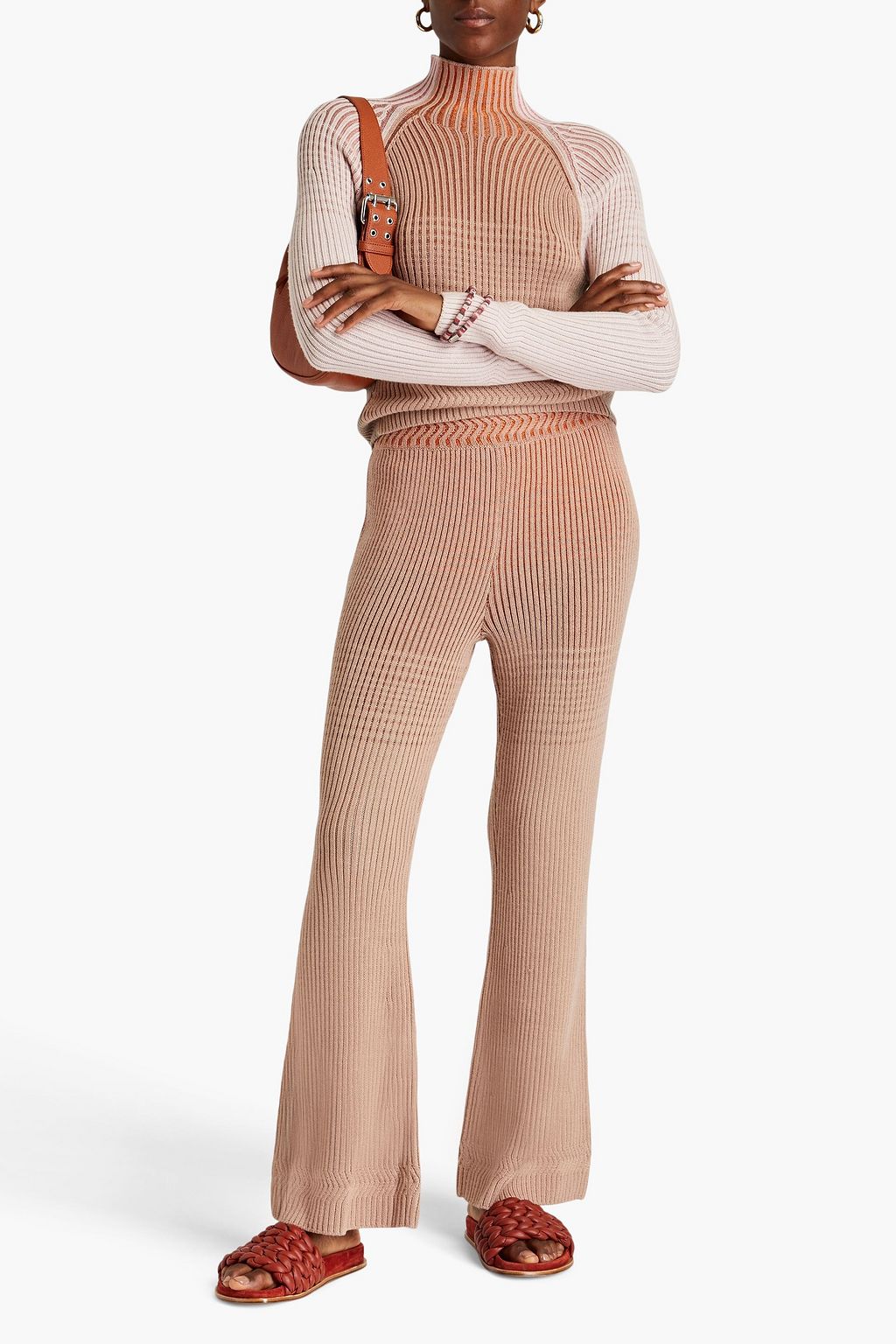 MISSONI Gerippter Rollkragenpullover aus einer Wollmischung