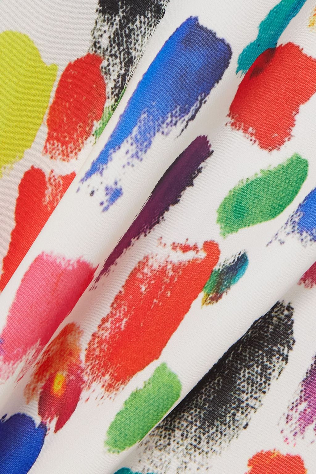 CHRISTOPHER KANE Printed crepe midi dress