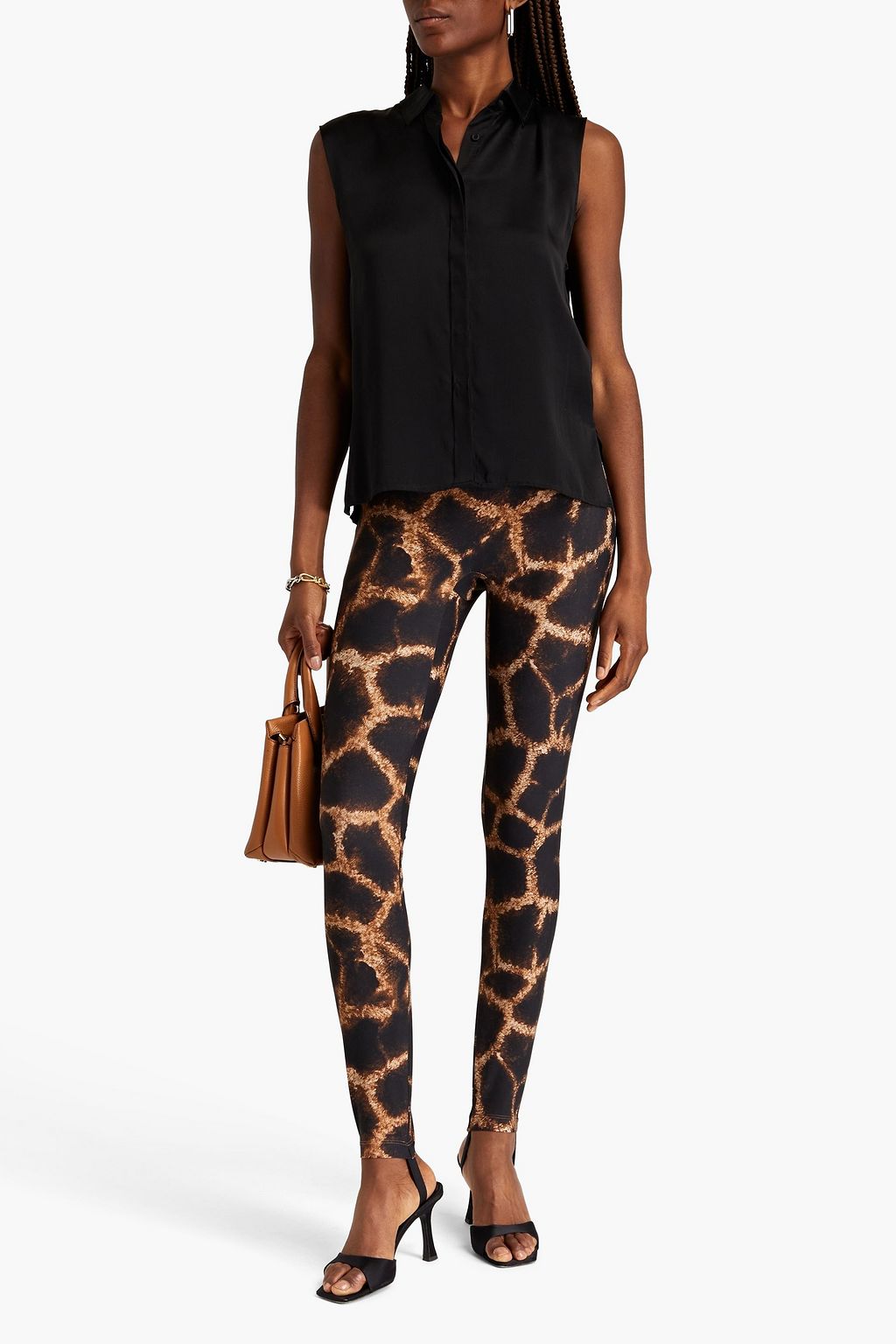 DOLCE&GABBANA Leopard-print stretch stirrup leggings