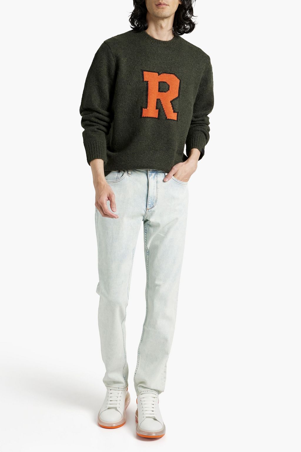 RAG & BONE Fit 3 bleached denim jeans